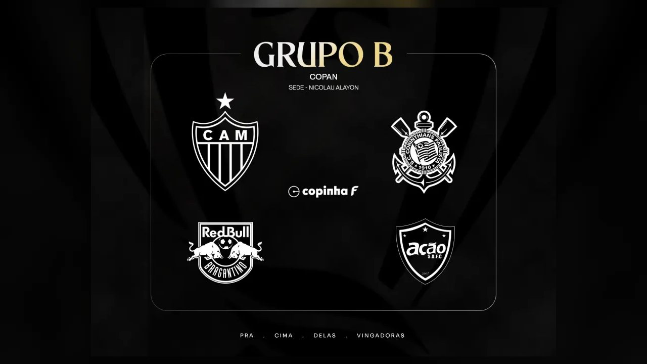 Atlético-MG encara Corinthians e RB Bragantino na Copinha Feminina 2026