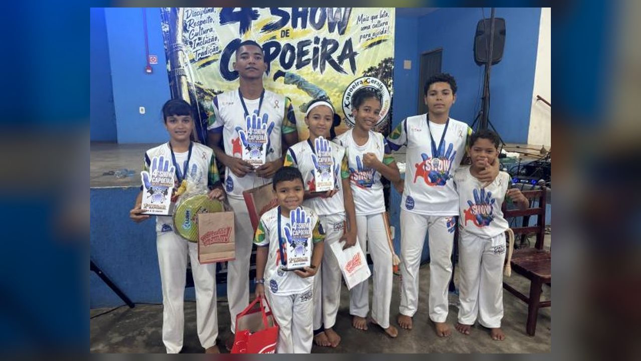 Capoeiristas de Sorriso conquistam cinco títulos em torneio realizado em Colíder